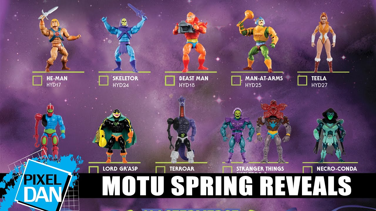 Spring 2024 Masters of the Universe Origins and Masterverse Figure Reveals from Mattel